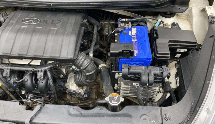 2021 Hyundai GRAND I10 NIOS SPORTZ AMT 1.2 KAPPA VTVT, Petrol, Automatic, 37,956 km, Engine View - Left