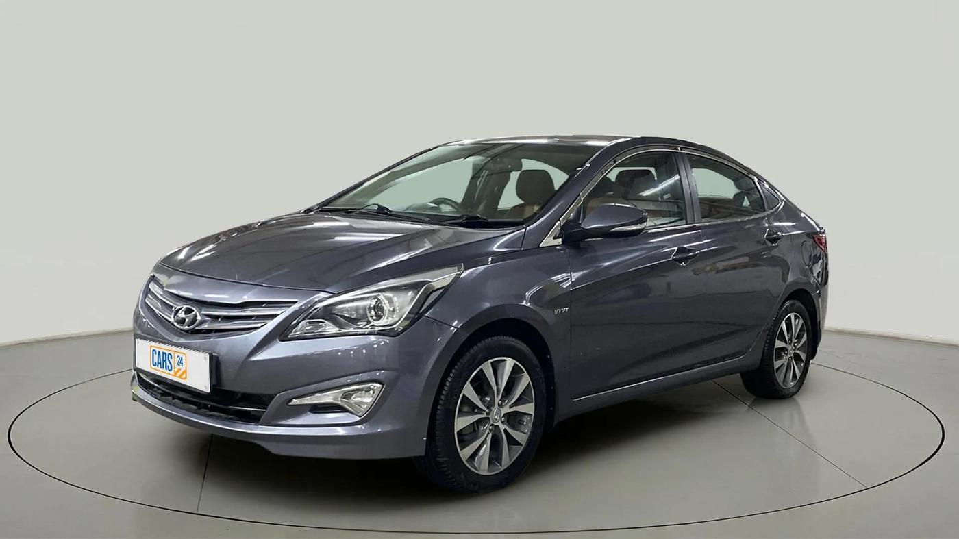 2017 Hyundai Verna 1.6 VTVT SX AT, CNG, Automatic, 82,041 km, Left Front Diagonal