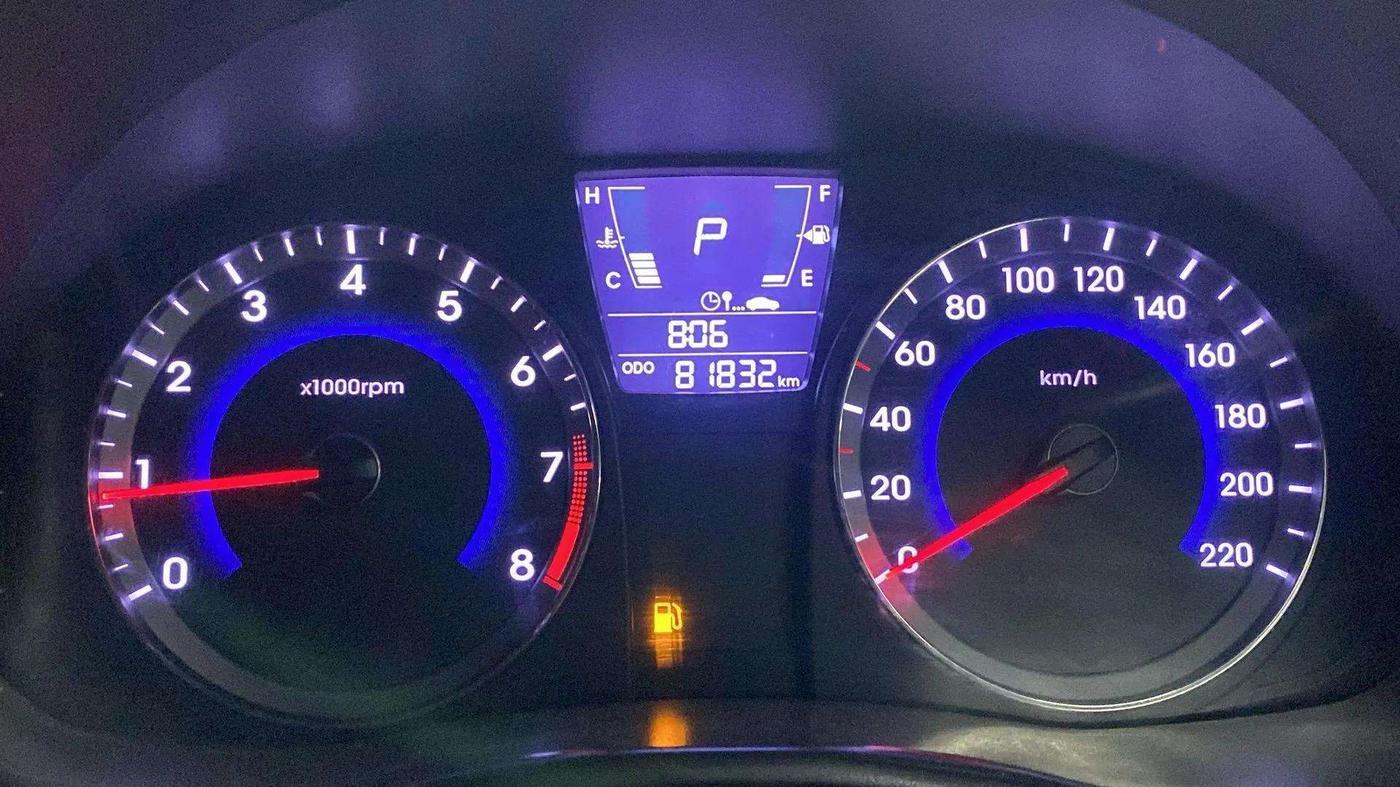 2017 Hyundai Verna 1.6 VTVT SX AT, CNG, Automatic, 82,041 km, Odometer Image