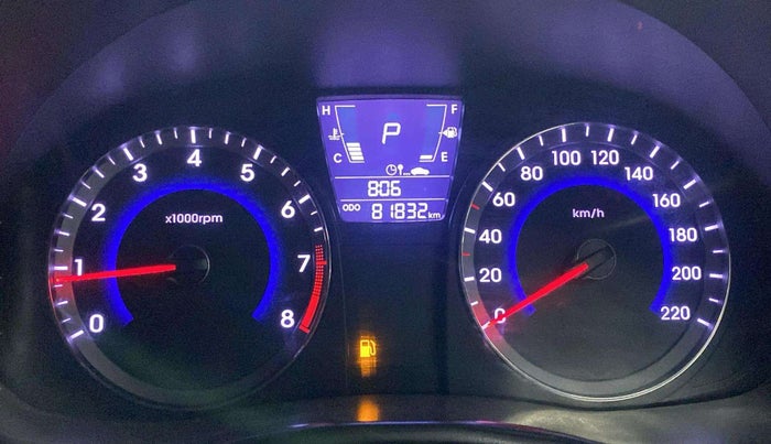 2017 Hyundai Verna 1.6 VTVT SX AT, CNG, Automatic, 81,808 km, Odometer Image
