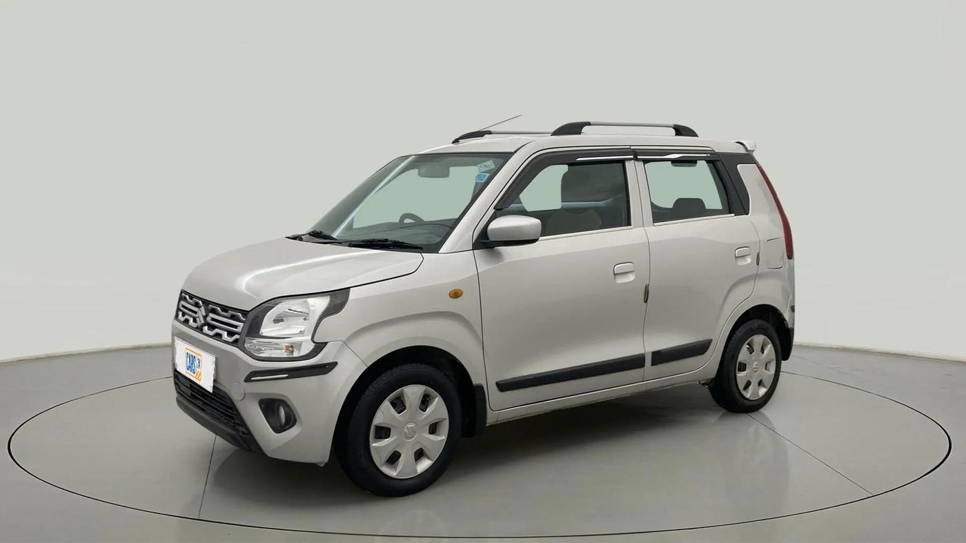 2022 Maruti New Wagon-R VXI CNG 1.0, CNG, Manual, 66,095 km, Left Front Diagonal