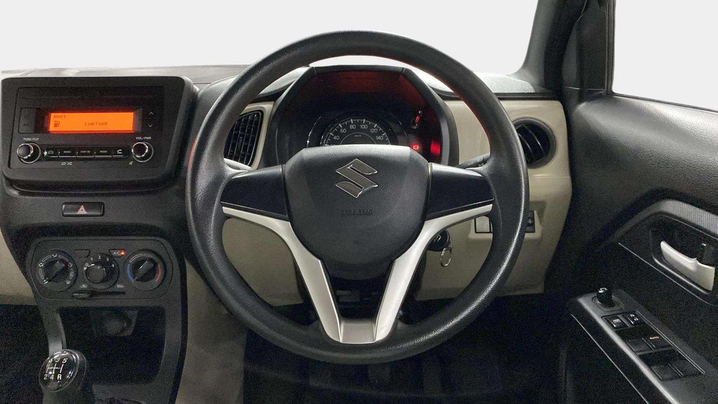 2021 Maruti New Wagon-R VXI 1.0, Petrol, Manual, 13,487 km, Steering Wheel Close Up