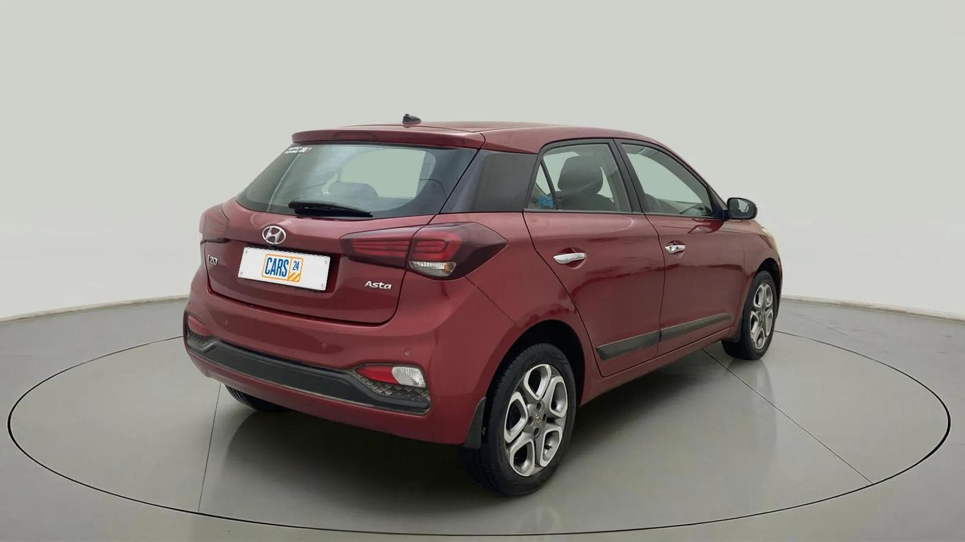 2018 Hyundai Elite i20 ASTA 1.2 (O), Petrol, Manual, 82,483 km, Right Back Diagonal