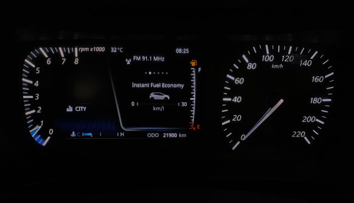 2021 Tata ALTROZ XZ PLUS PETROL, Petrol, Manual, 21,943 km, Odometer Image