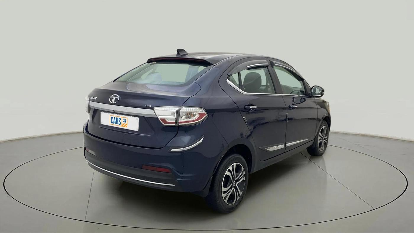 2023 Tata TIGOR XZ PLUS CNG, CNG, Manual, 46,772 km, Right Back Diagonal