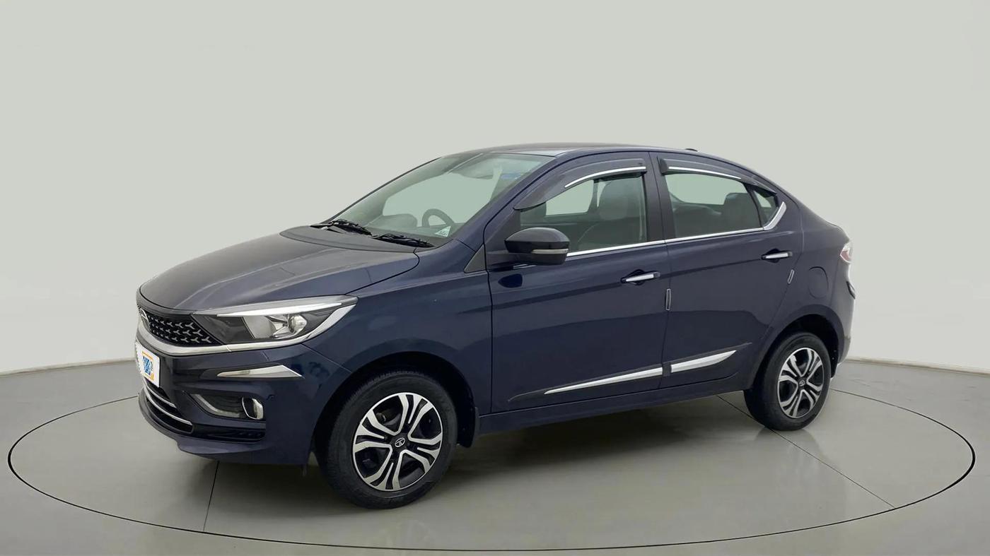 2023 Tata TIGOR XZ PLUS CNG, CNG, Manual, 46,772 km, Left Front Diagonal