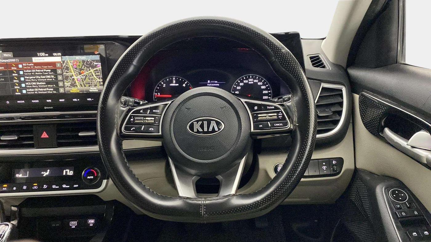 2020 KIA SELTOS HTX 1.5 DIESEL, Diesel, Manual, 93,192 km, Steering Wheel Close Up