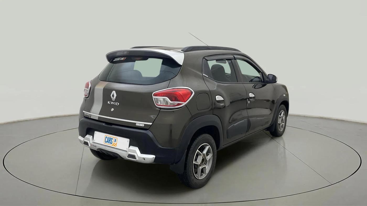 2019 Renault Kwid RXT 1.0 AMT (O), Petrol, Automatic, 42,049 km, Right Back Diagonal