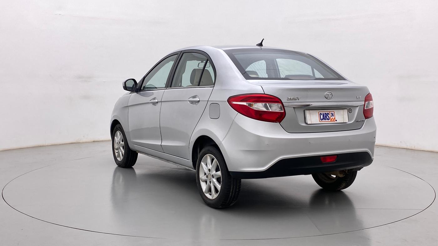 2017 Tata Zest XT PETROL, Petrol, Manual, 51,776 km, Left Back Diagonal