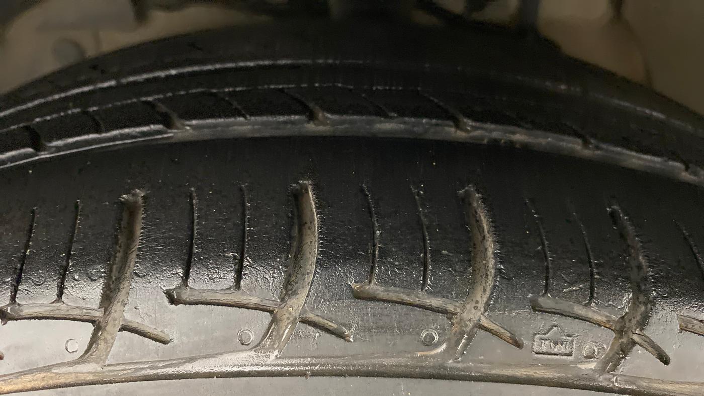 2017 Tata Zest XT PETROL, Petrol, Manual, 51,776 km, Left Front Tyre Tread