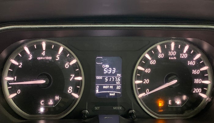 2017 Tata Zest XT PETROL, Petrol, Manual, 51,776 km, Odometer Image