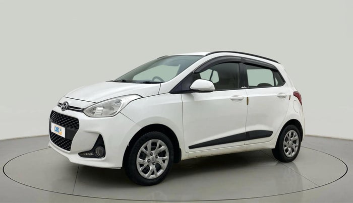 2017 Hyundai Grand i10 SPORTZ (O) 1.2 KAPPA VTVT, Petrol, Manual, 91,435 km, Left Front Diagonal