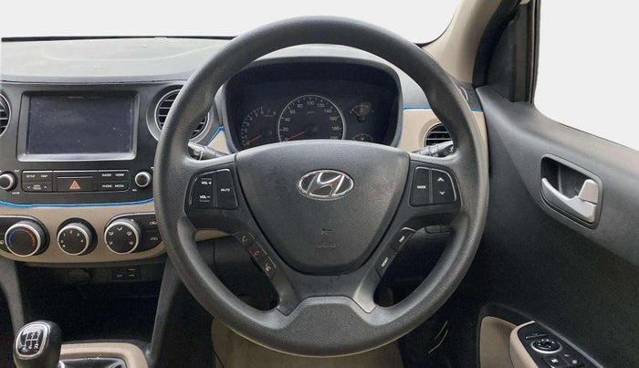 2017 Hyundai Grand i10 SPORTZ (O) 1.2 KAPPA VTVT, Petrol, Manual, 91,435 km, Steering Wheel Close Up