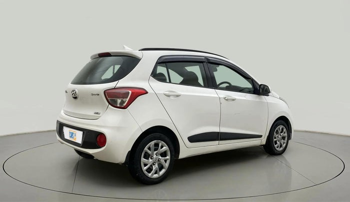2017 Hyundai Grand i10 SPORTZ (O) 1.2 KAPPA VTVT, Petrol, Manual, 91,435 km, Right Back Diagonal