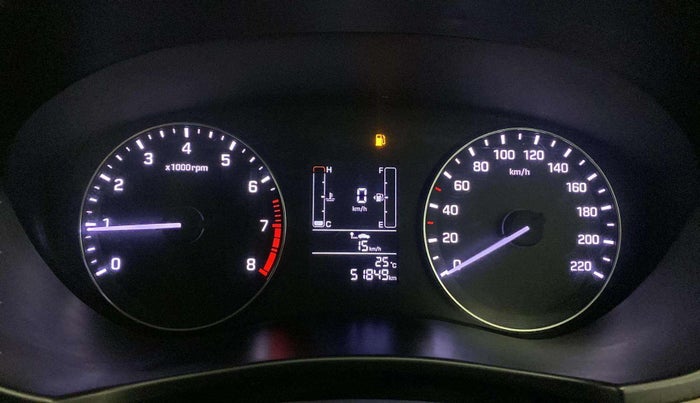 2017 Hyundai Elite i20 ASTA 1.2, Petrol, Manual, 51,784 km, Odometer Image
