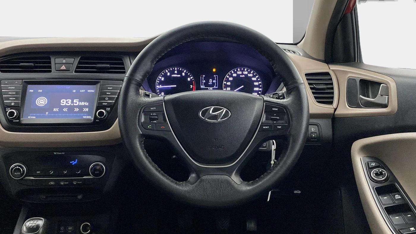 2017 Hyundai Elite i20 ASTA 1.2, Petrol, Manual, 51,784 km, Steering Wheel Close Up