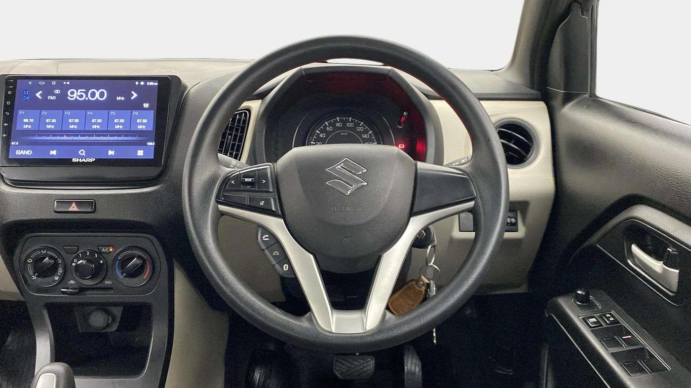 2019 Maruti New Wagon-R VXI 1.2 AMT, Petrol, Automatic, 67,661 km, Steering Wheel Close Up