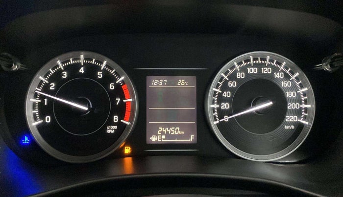 2022 Toyota Glanza E, Petrol, Manual, 24,433 km, Odometer Image
