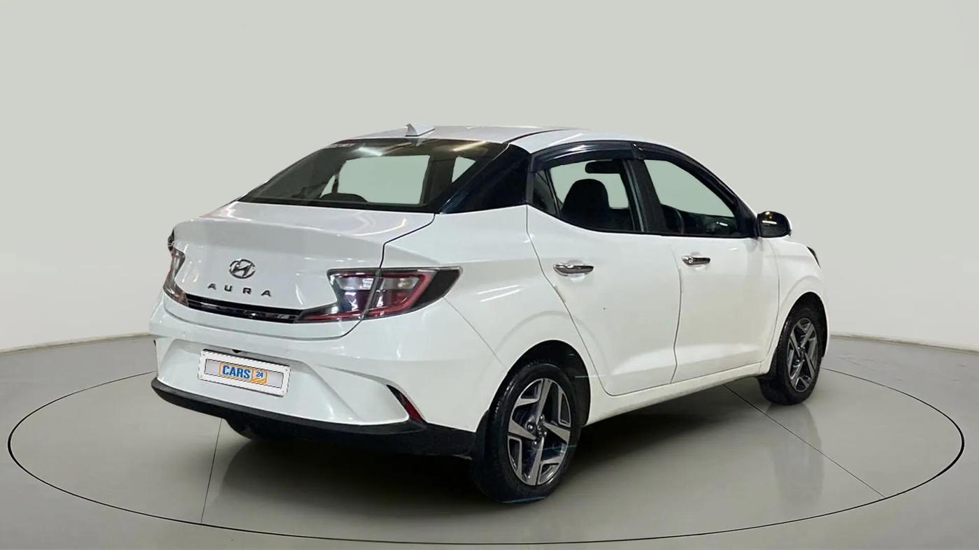 2020 Hyundai AURA SX 1.2, Petrol, Manual, 29,884 km, Right Back Diagonal