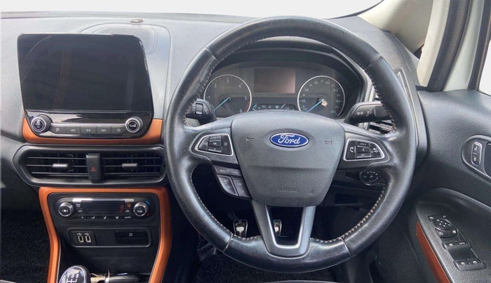 2018 Ford Ecosport TITANIUM 1.5L SPORTS(SUNROOF) DIESEL, Diesel, Manual, 89,688 km, Steering Wheel Close Up