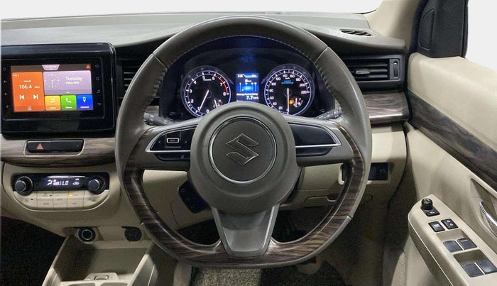 2020 Maruti Ertiga ZXI+ SHVS, Petrol, Manual, 40,871 km, Steering Wheel Close Up