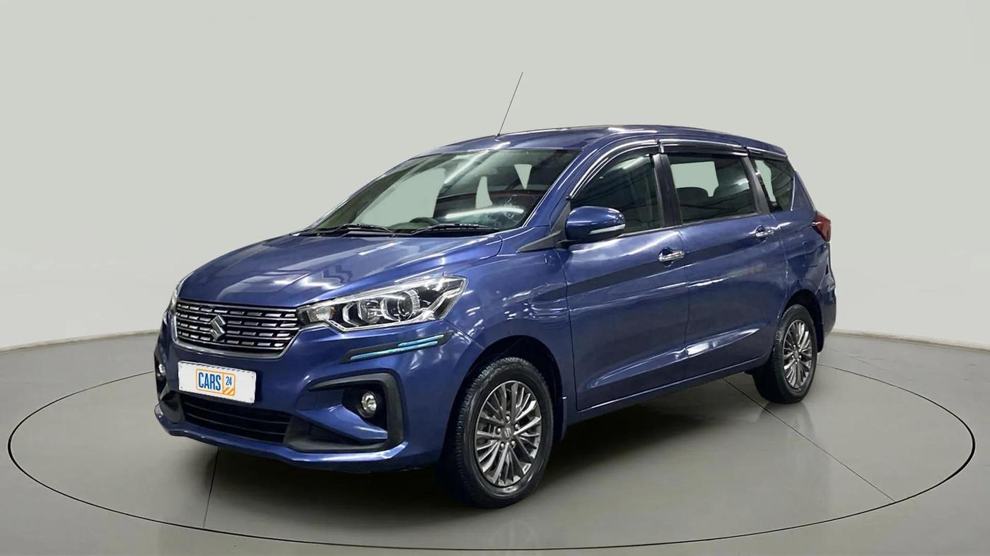 2020 Maruti Ertiga ZXI+ SHVS, Petrol, Manual, 41,006 km, Left Front Diagonal