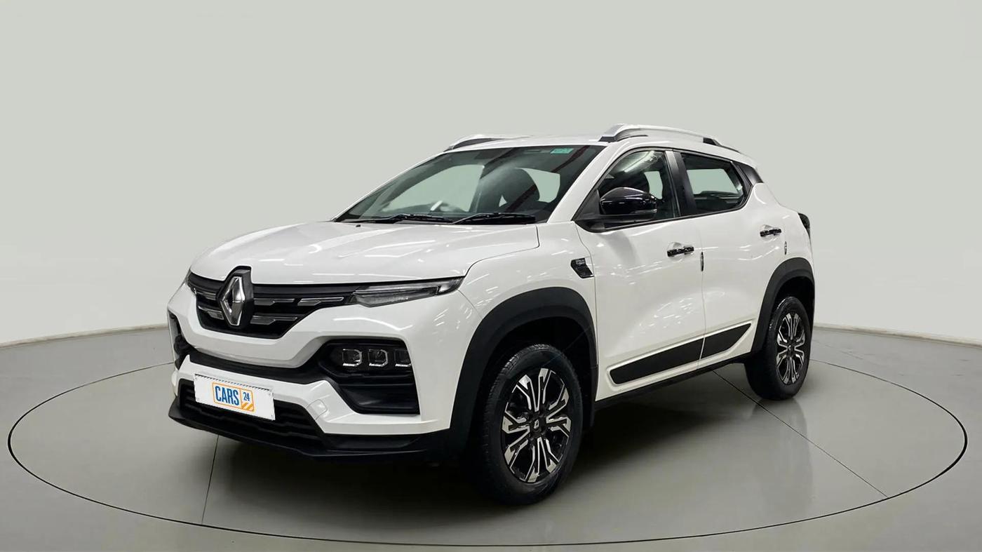 2023 Renault Kiger RXZ AMT, Petrol, Automatic, 5,431 km, Left Front Diagonal