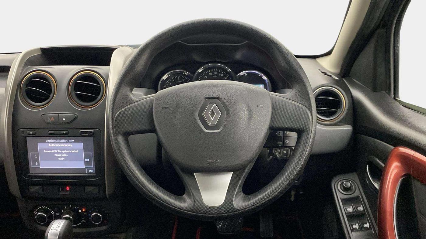 2017 Renault Duster RXS CVT, Petrol, Automatic, 24,821 km, Steering Wheel Close Up