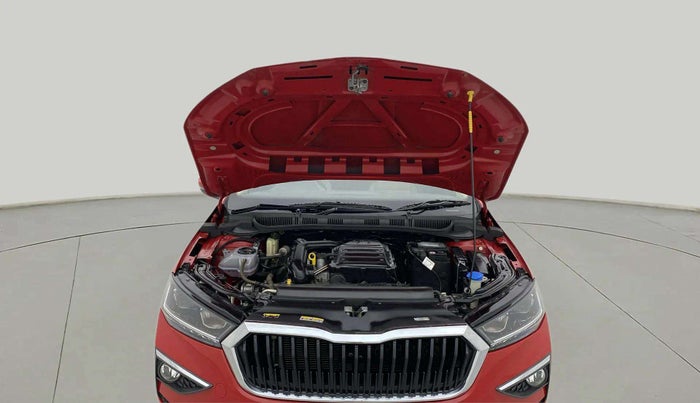2022 Skoda SLAVIA STYLE 1.0L TSI AT, Petrol, Automatic, 13,547 km, Open Bonet