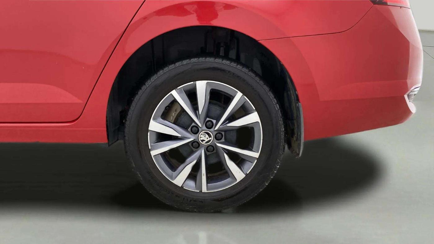2022 Skoda SLAVIA STYLE 1.0L TSI AT, Petrol, Automatic, 13,547 km, Left Rear Wheel