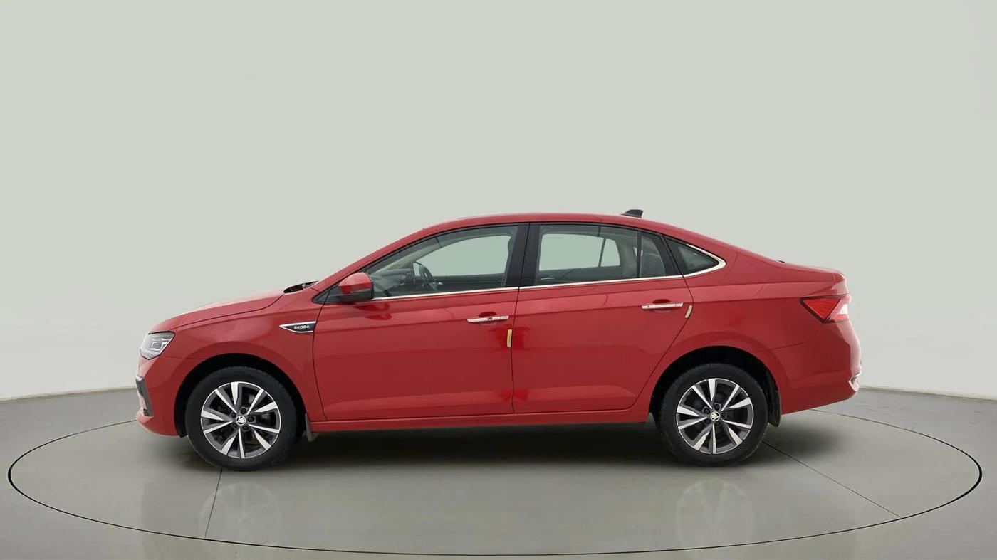 2022 Skoda SLAVIA STYLE 1.0L TSI AT, Petrol, Automatic, 13,547 km, Left Side