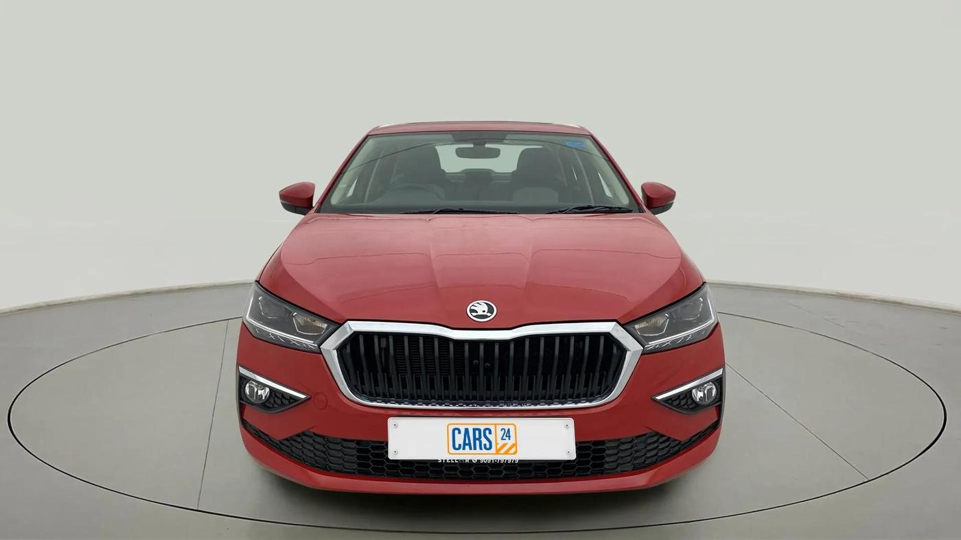 2022 Skoda SLAVIA STYLE 1.0L TSI AT, Petrol, Automatic, 13,547 km, Front