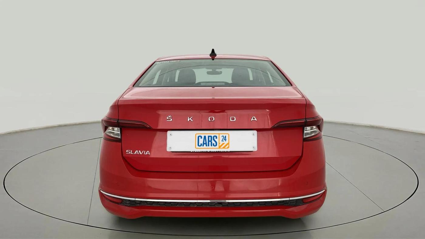 2022 Skoda SLAVIA STYLE 1.0L TSI AT, Petrol, Automatic, 13,547 km, Back/Rear