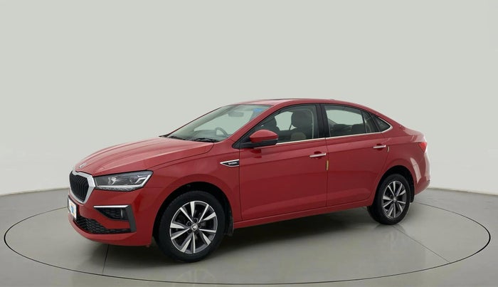 2022 Skoda SLAVIA STYLE 1.0L TSI AT, Petrol, Automatic, 13,547 km, Left Front Diagonal
