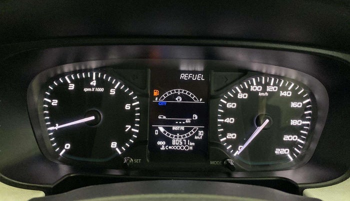 2022 Tata PUNCH PURE MT, Petrol, Manual, 80,561 km, Odometer Image