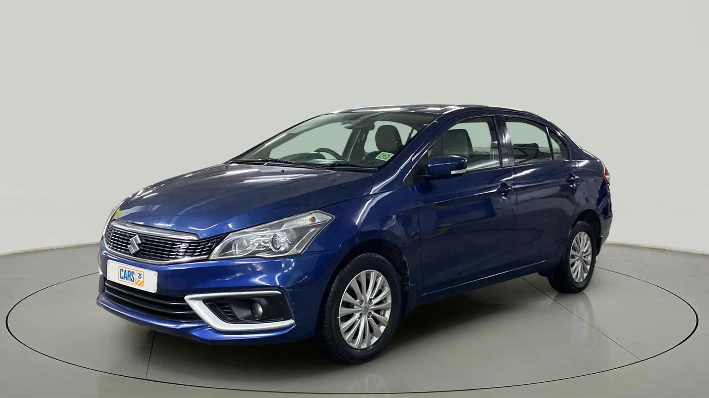 2018 Maruti Ciaz DELTA AT 1.5 SHVS PETROL, Petrol, Automatic, 76,907 km, Left Front Diagonal