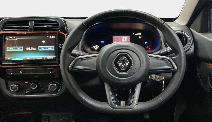 2020 Renault Kwid CLIMBER 1.0 AMT (O), Petrol, Automatic, 15,888 km, Steering Wheel Close Up