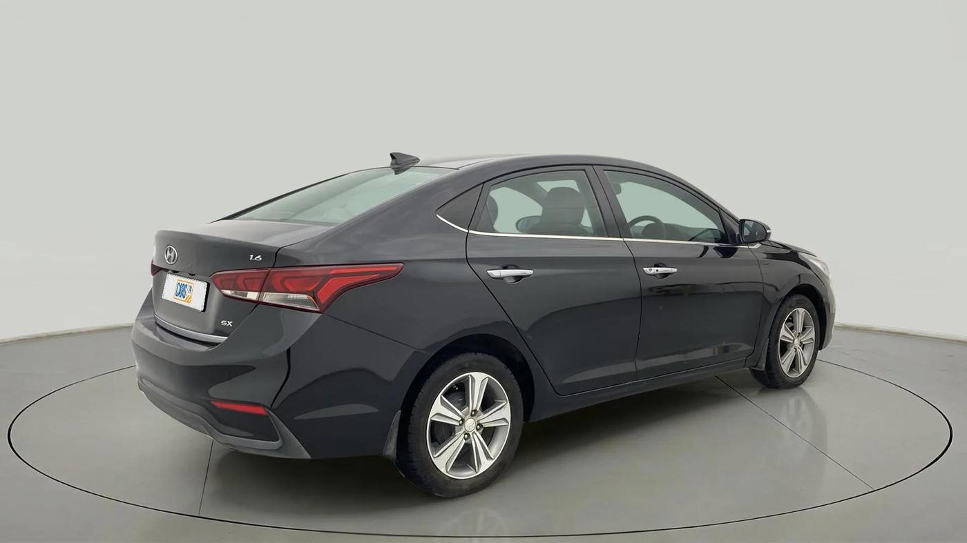 2019 Hyundai Verna 1.6 VTVT SX, Petrol, Manual, 79,165 km, Right Back Diagonal
