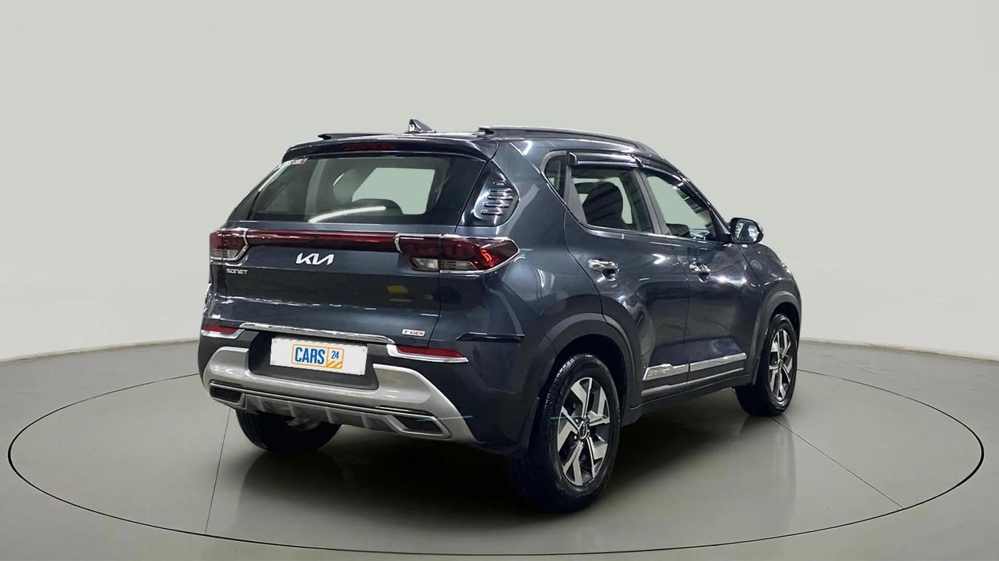 2023 KIA SONET HTX 1.0 IMT, Petrol, Manual, 8,942 km, Right Back Diagonal