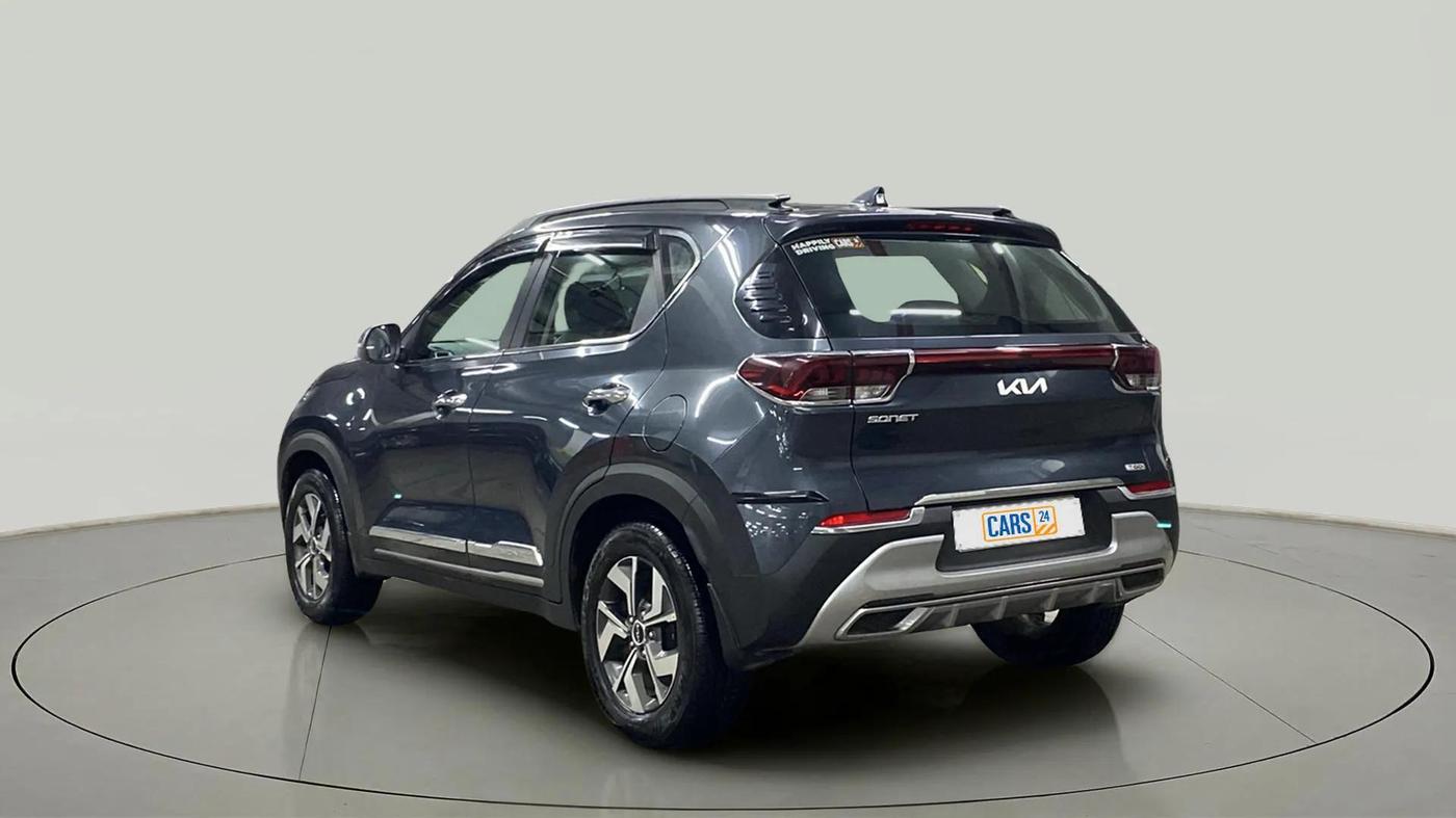 2023 KIA SONET HTX 1.0 IMT, Petrol, Manual, 8,942 km, Left Back Diagonal