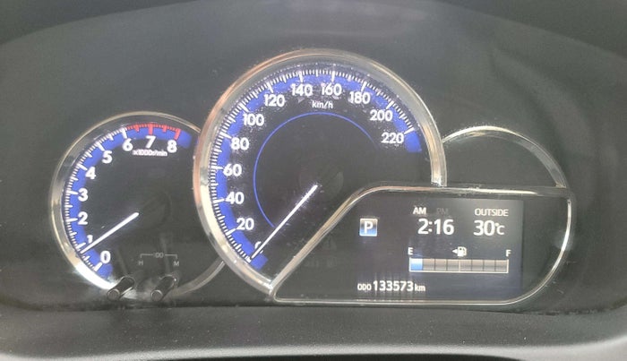 2018 Toyota YARIS V CVT, Petrol, Automatic, 1,33,567 km, Odometer Image