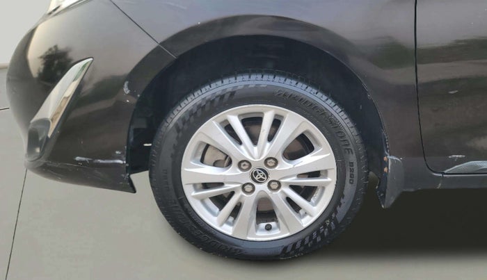 2018 Toyota YARIS V CVT, Petrol, Automatic, 1,33,567 km, Left Front Wheel