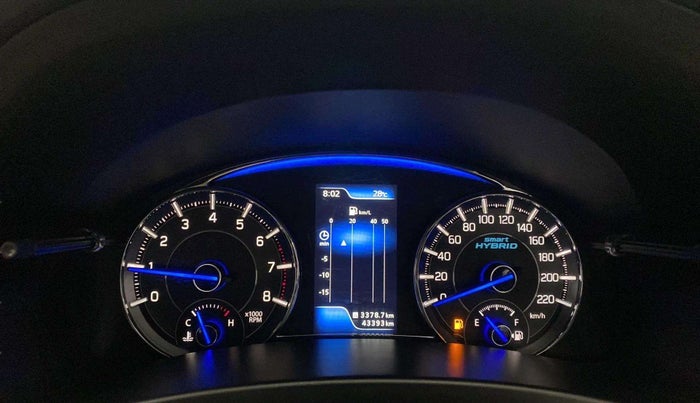 2019 Maruti Ciaz ALPHA 1.5 SHVS PETROL, Petrol, Manual, 43,377 km, Odometer Image
