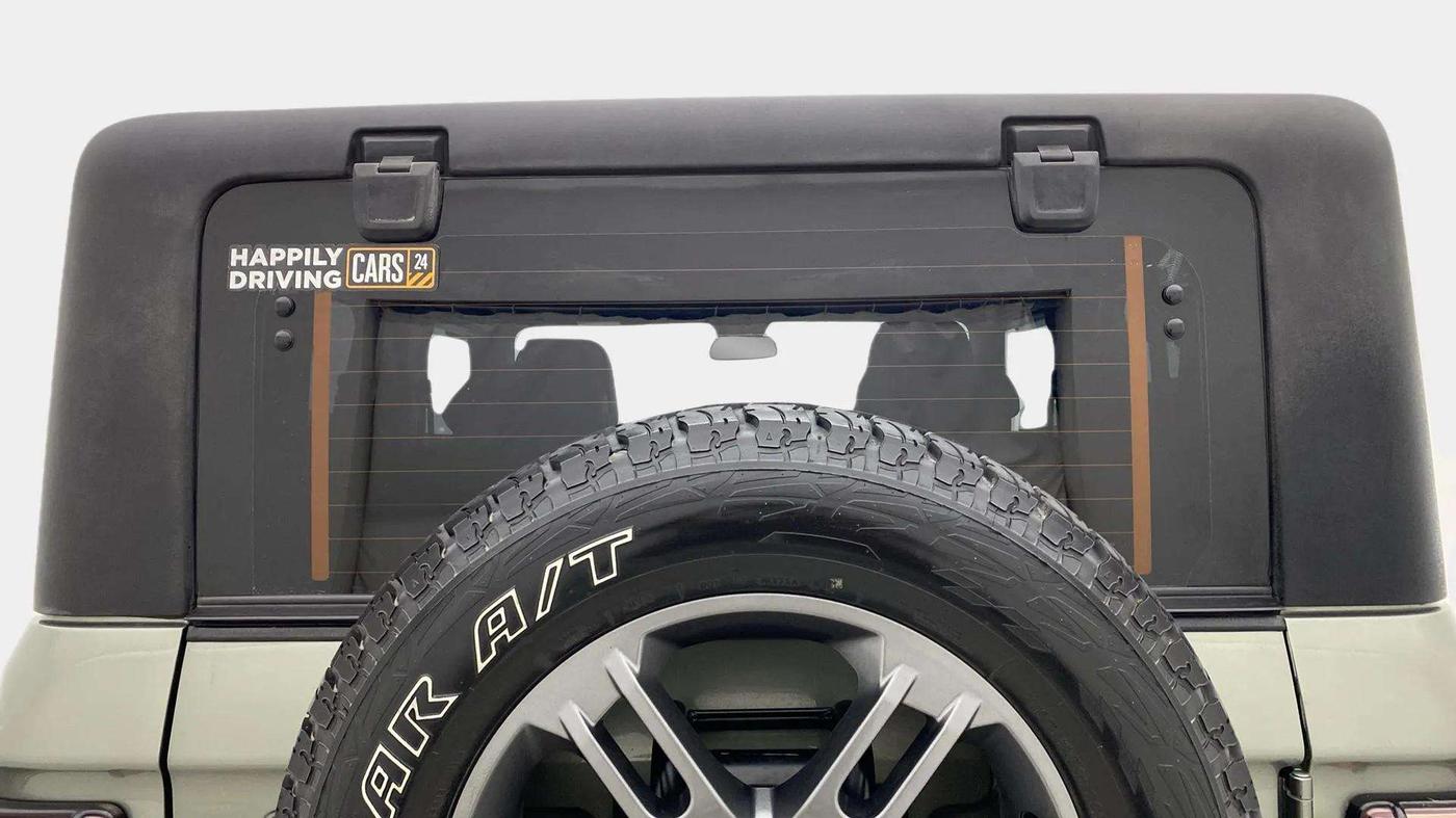 2021 Mahindra Thar LX D AT 4WD HT, Diesel, Automatic, 52,861 km, Rear Windshield