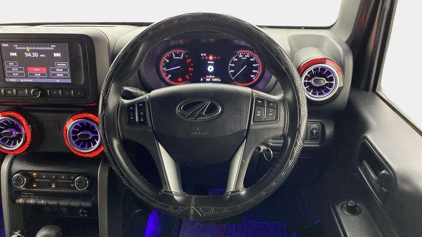 2021 Mahindra Thar LX D AT 4WD HT, Diesel, Automatic, 52,861 km, Steering Wheel Close Up