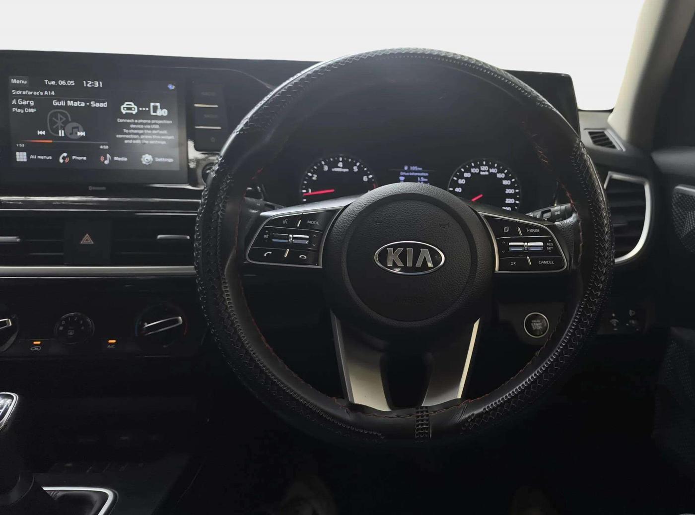 2020 KIA SELTOS HTK PLUS 1.5, Petrol, Manual, 49,671 km, Steering Wheel Close Up