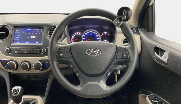 2019 Hyundai Grand i10 SPORTZ 1.2 KAPPA VTVT, Petrol, Manual, 30,507 km, Steering Wheel Close Up