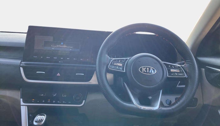 2020 KIA SELTOS HTX 1.5 PETROL, Petrol, Manual, 34,314 km, Steering Wheel Close Up