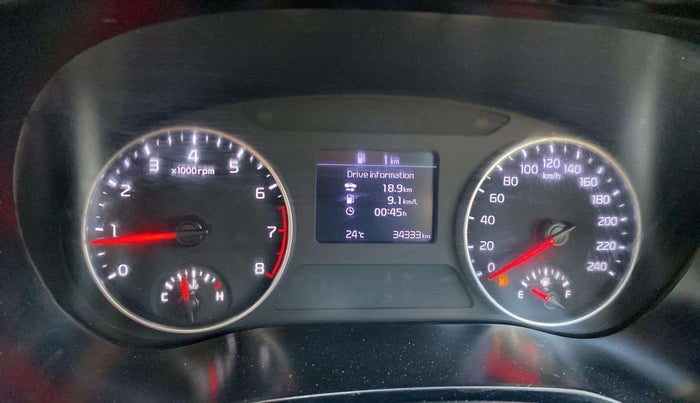 2020 KIA SELTOS HTX 1.5 PETROL, Petrol, Manual, 34,314 km, Odometer Image