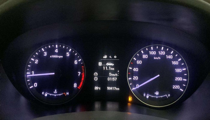 2016 Hyundai Elite i20 ASTA 1.2, Petrol, Manual, 50,395 km, Odometer Image